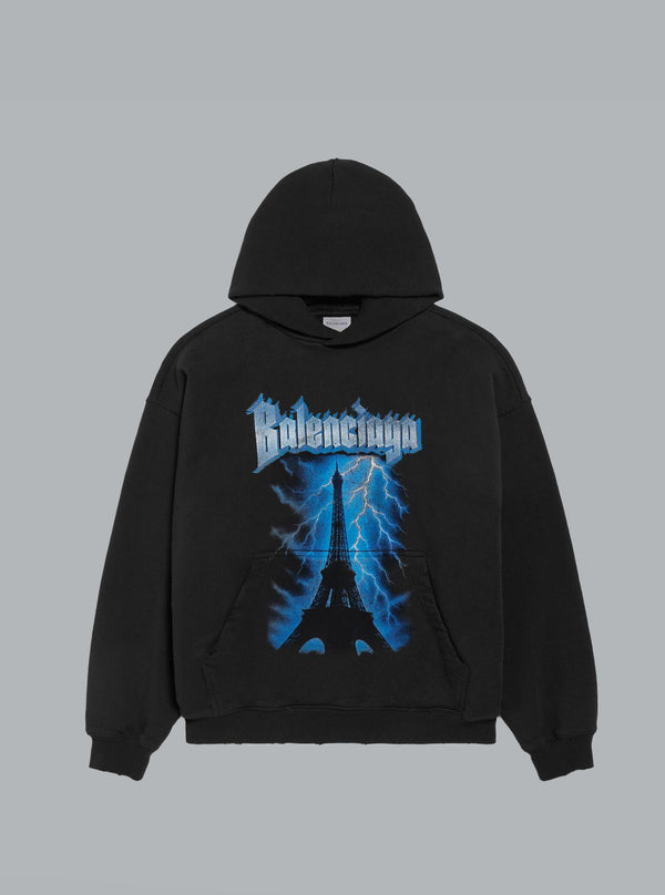 Paris Thunderstorm Medium Fit Hoodie