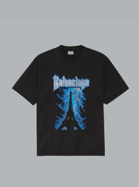 Paris Thunderstorm Oversized T-Shirt