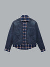 Patched Shirt Denim Jacket