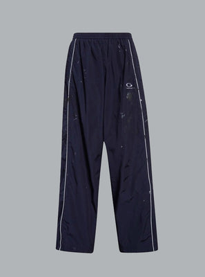 Techno Poplin Navy Dessin