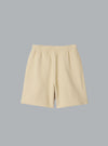 Logo Label Sweatshort Light Beige