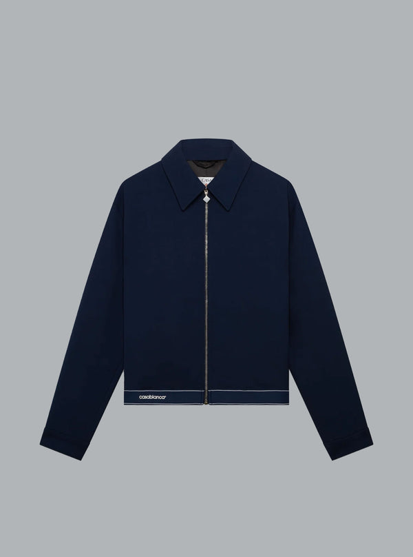 WOOL SPORTS JACKET NAVY