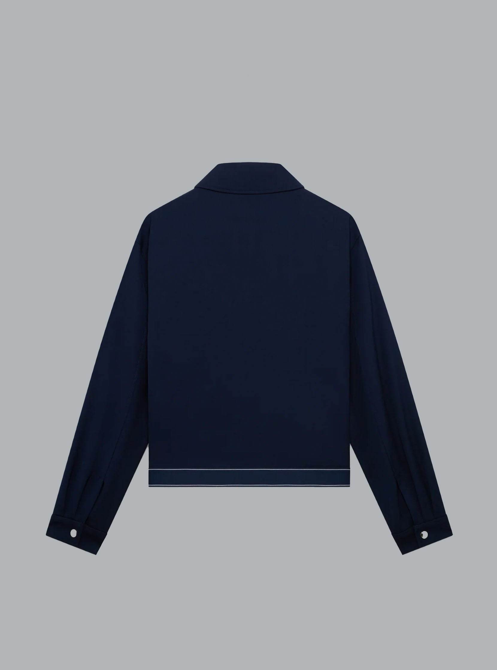 WOOL SPORTS JACKET NAVY