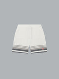 CROCHET SHORTS WHITE / GREY