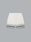 CROCHET SHORTS WHITE / GREY