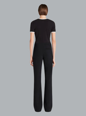 T-SHIRT HERITAGE WHITE/BLACK