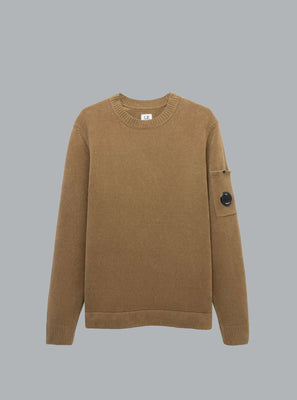 Chenille Cotton Lens Dark Beige