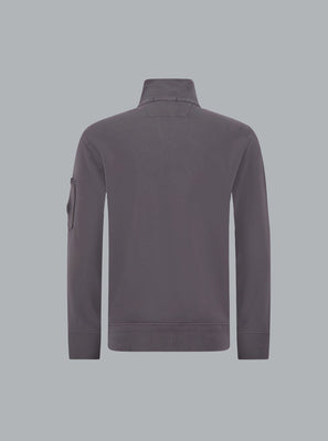 Diagonal Fleece Lens Dark Grey