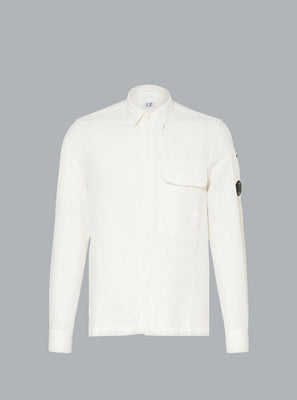 Broken Linen Cotton Off White