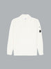 C.P. COMPANY CHENILLE COTTON POLO SHIRT White