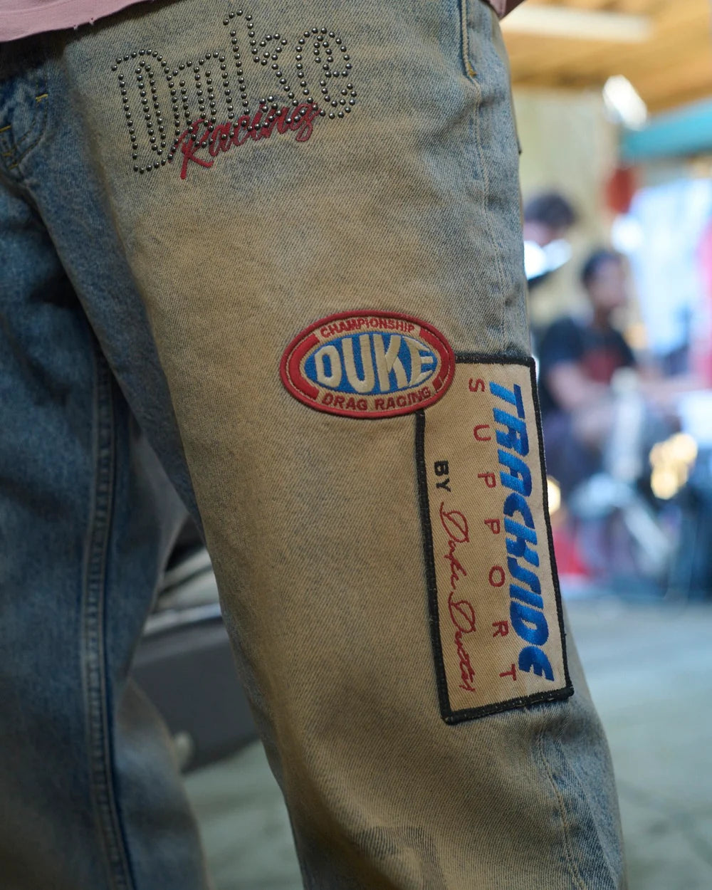 TRACKSIDE GEWASSEN JEANS