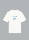 Slogan Cursive Off White