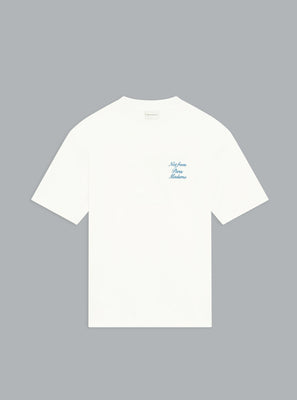 Slogan Cursive Off White