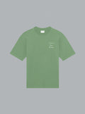 Le T-Shirt Slogan Calligraphy LIGHT GREEN