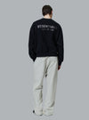 CLASSIC FIT LOGO SWEATER JET BLACK