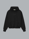 CLASSIC FIT LOGO HOODIE JET BLACK