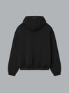 90'S FIT LOGO HOODIE JET BLACK