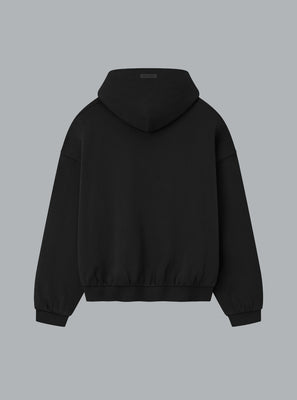 90'S FIT LOGO HOODIE JET BLACK