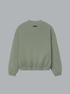 90'S FIT LOGO SWEATER GREEN