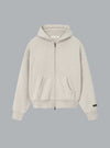 CLASSIC FIT LOGO ZIP THROUGH HOODIE