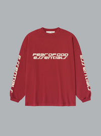 T-shirt met lange mouwen en logo in jaren 90-stijl