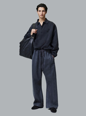 CLASSIC FIT EMBROIDERED LOGO POLO SWEATER