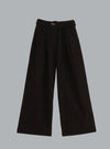 BLACK EYELETS PANTS