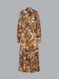 DOTTED MACAWS MAXI DRESS