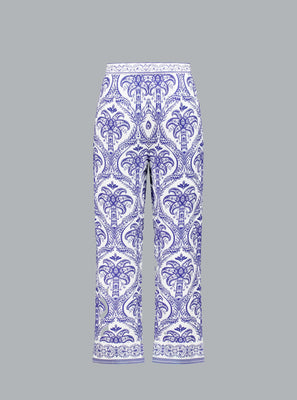 Blue Tropical Cameo Blue Dessin