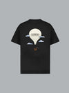 AÉRONAUTIQUE PRINT T-SHIRT BLACK
