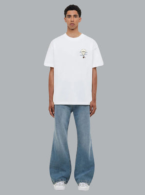 AÉRONAUTIQUE PRINT T-SHIRT WHITE