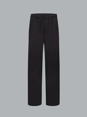 BADGE LOGO TECH PANTS BLACK