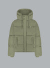 SIGNATURE LOGO PUFFER JACKET Khaki