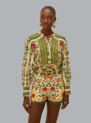 Garden Tapestry Green Dessin