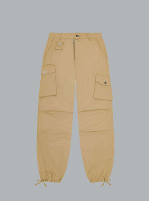 Washed Cotton Twill Dark Beige