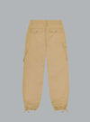 Washed Cotton Twill Dark Beige