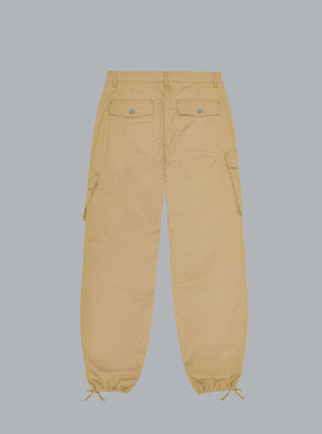 Washed Cotton Twill Dark Beige