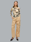 Washed Cotton Twill Dark Beige