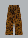 PRINTED FLOCK BAGGY JEANS