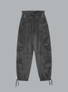WASHED SATIN CARGO PANTS