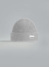 STRUCTURED RIB BEANIE LIGHT GREY