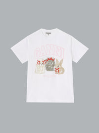 Basic Cotton Jersey Cute Animals