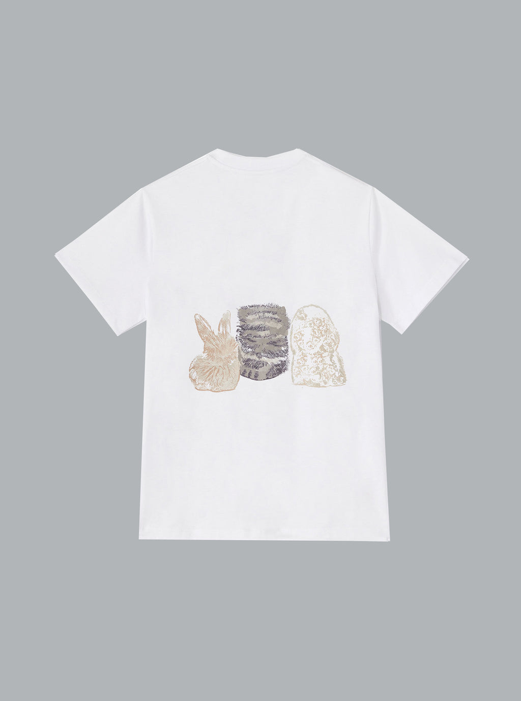 Basic Cotton Jersey Cute Animals