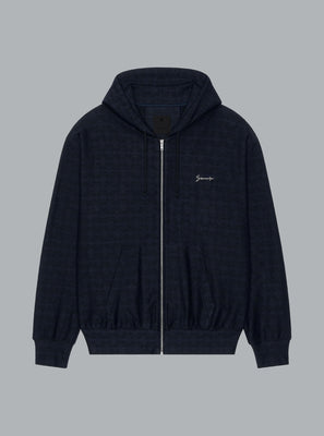 Monogram Jacquard Navy Dessin