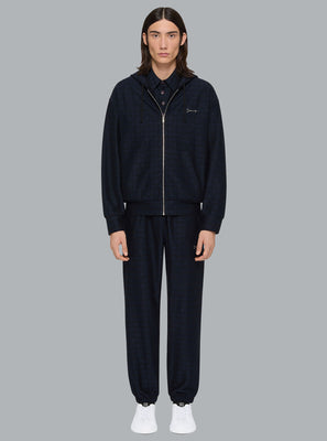 Monogram Jacquard Navy Dessin