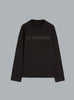 LOGO PRINT LONG SLEEVE T-SHIRT BLACK