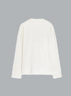 LOGO PRINT LONG SLEEVE T-SHIRT WHITE