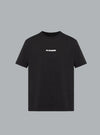 T-shirt with printed logo black