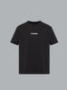T-shirt with printed logo black