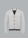CONTRAST LAYERED CARDIGAN